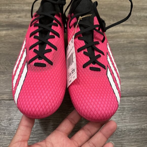 Adidas X Speedportal.3 FG Black Shock Pink Soccer Cleats GZ5076 Size 11.5 main image 5